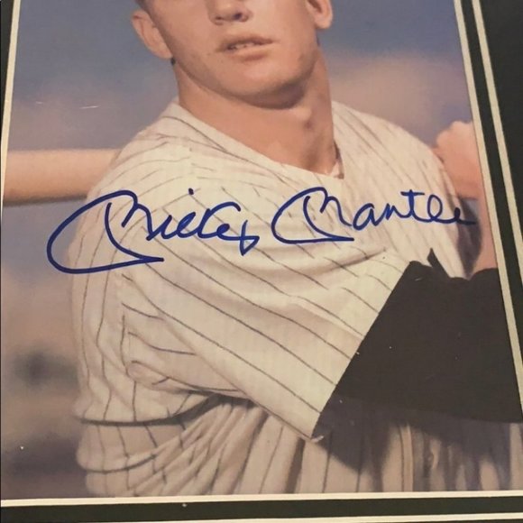 Mickey mantle autographed photo - Picture 3 of 4